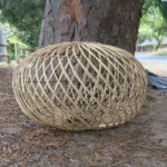 Large Cane Lampshade